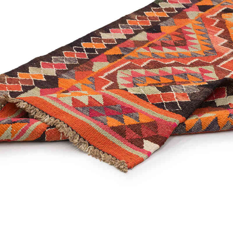 Vintage Herki Kilim Yolluk - 93 cm x 320 cm - K0077577