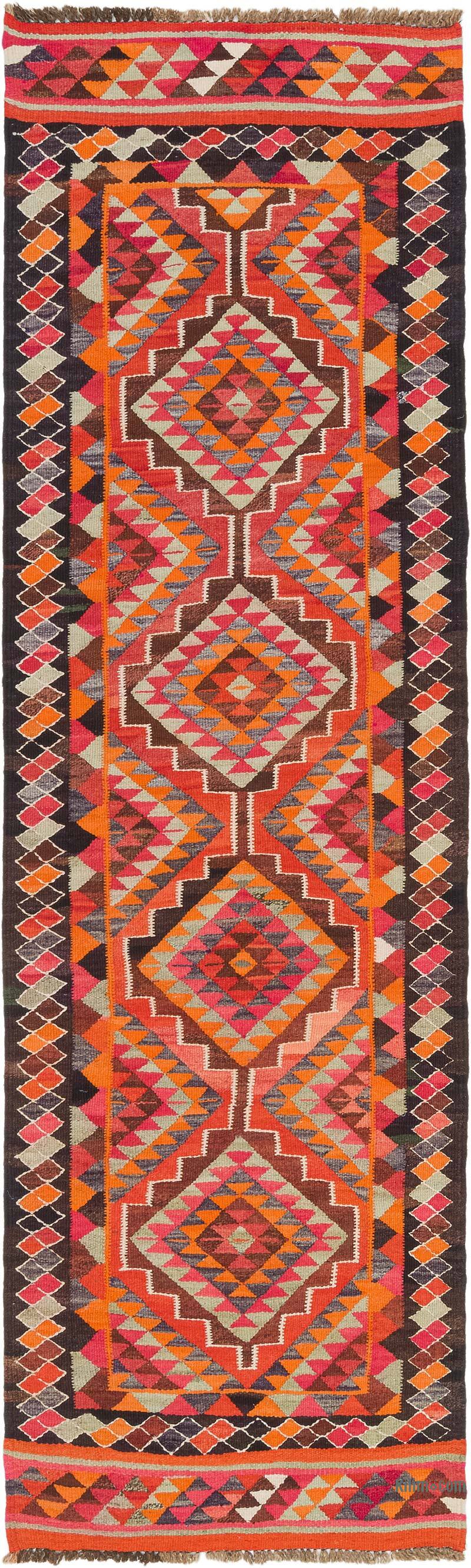 Vintage Herki Kilim Yolluk - 93 cm x 320 cm - K0077577