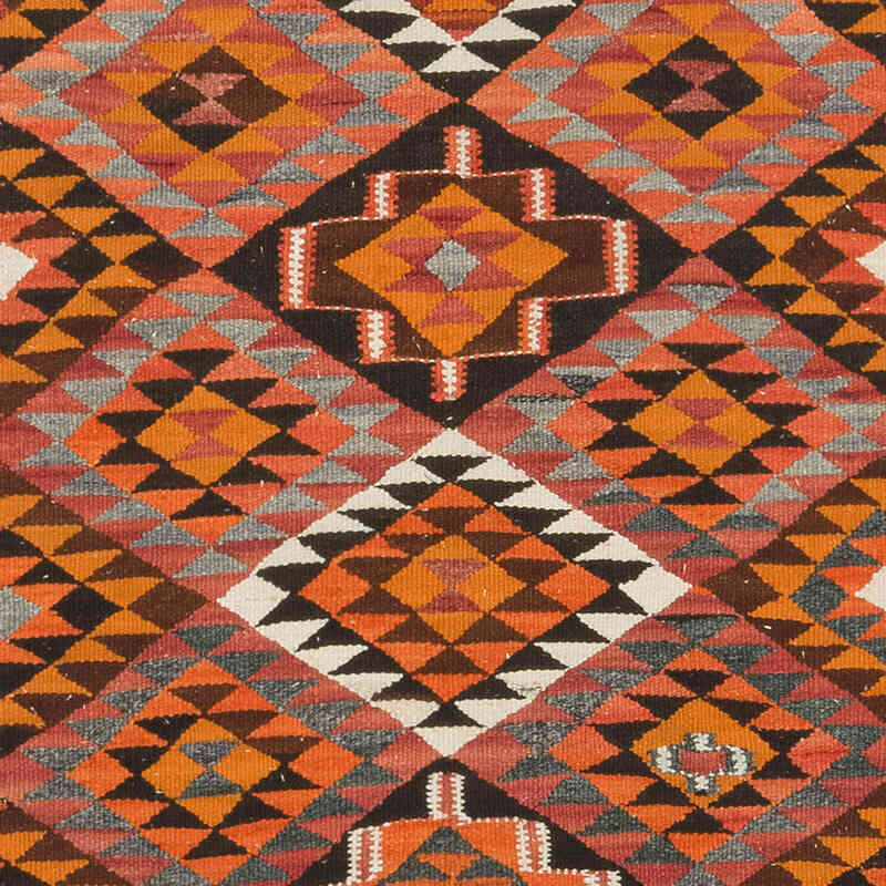 Vintage Herki Kilim Runner - 3' 1" x 11'  (37" x 132") - K0077578