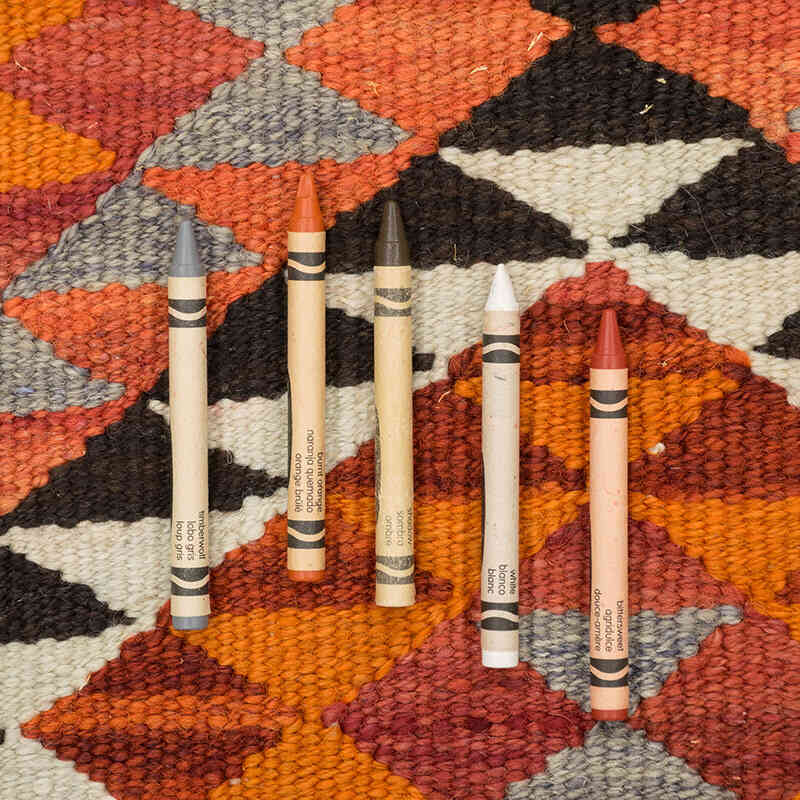 Vintage Herki Kilim Runner - 3' 1" x 11'  (37" x 132") - K0077578