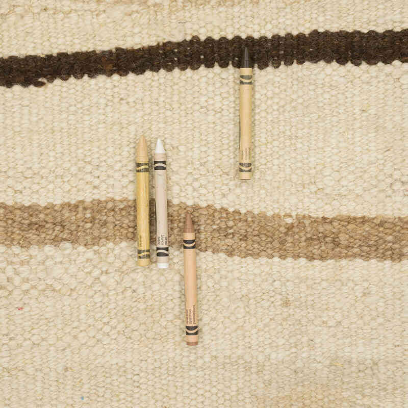 Vintage Turkish Kilim Runner - 2' 7" x 11' 5" (31" x 137") - K0077580
