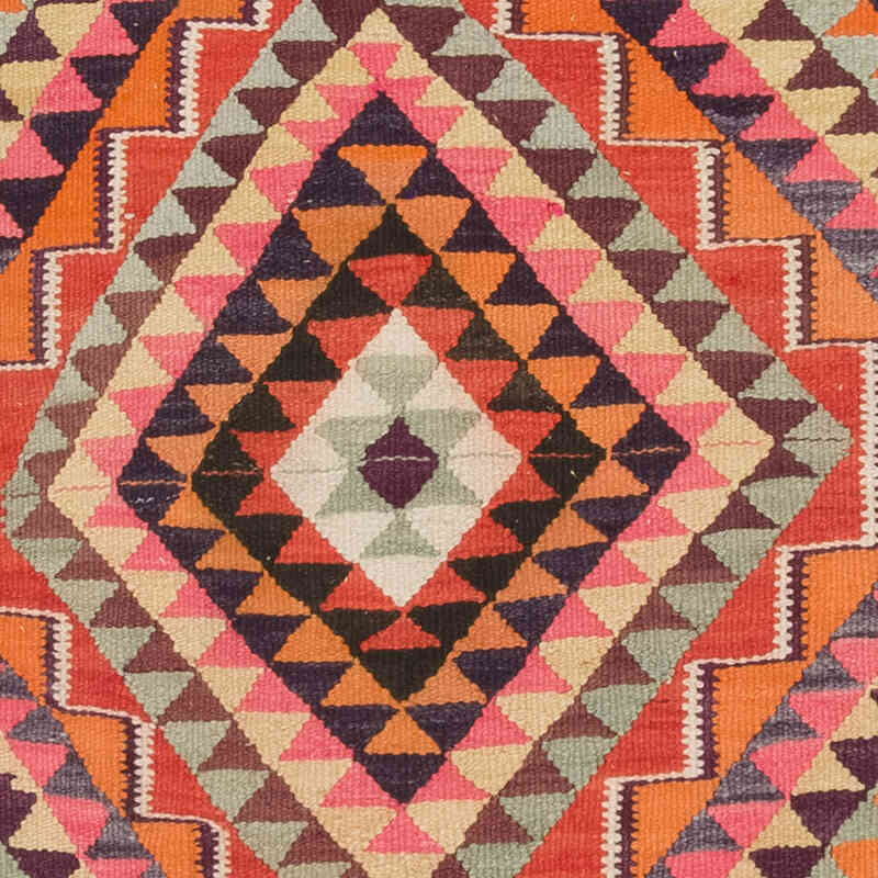 Vintage Herki Kilim Runner - 3'  x 10' 8" (36" x 128") - K0077582