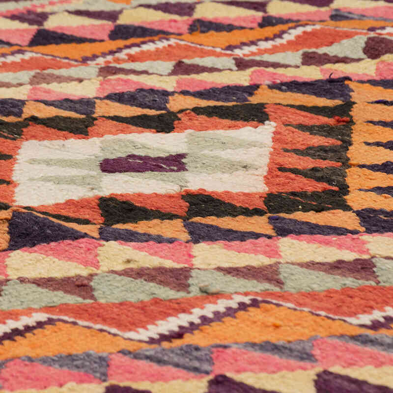 Vintage Herki Kilim Runner - 3'  x 10' 8" (36" x 128") - K0077582
