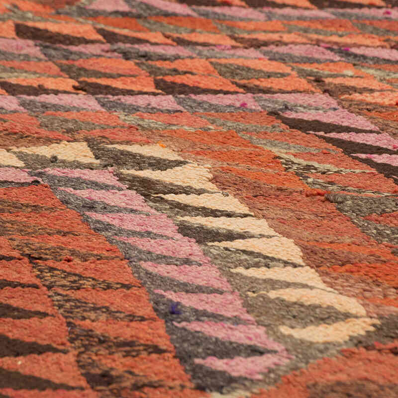 Vintage Herki Kilim Runner - 3'  x 10' 10" (36" x 130") - K0077583