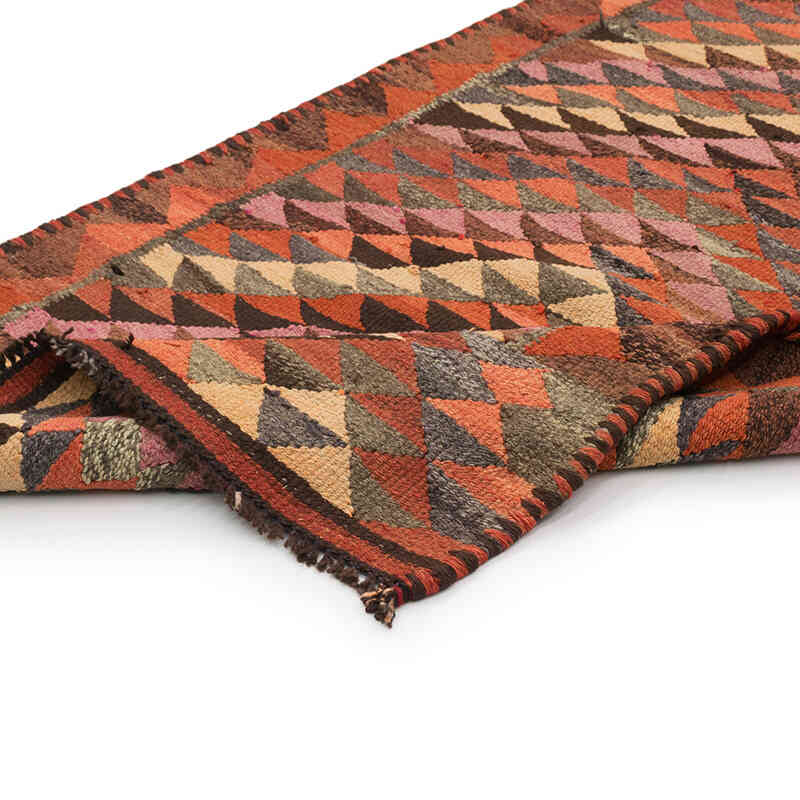 Vintage Herki Kilim Runner - 3'  x 10' 10" (36" x 130") - K0077583