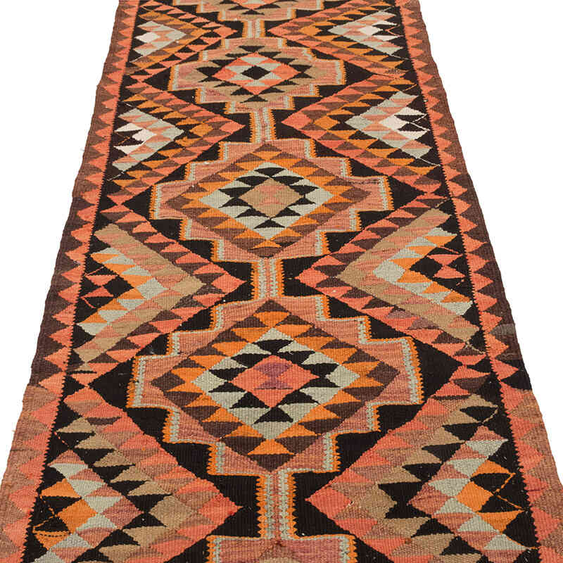 Corredor Vintage Herki Kilim - 89 cm x 345 cm - K0077585