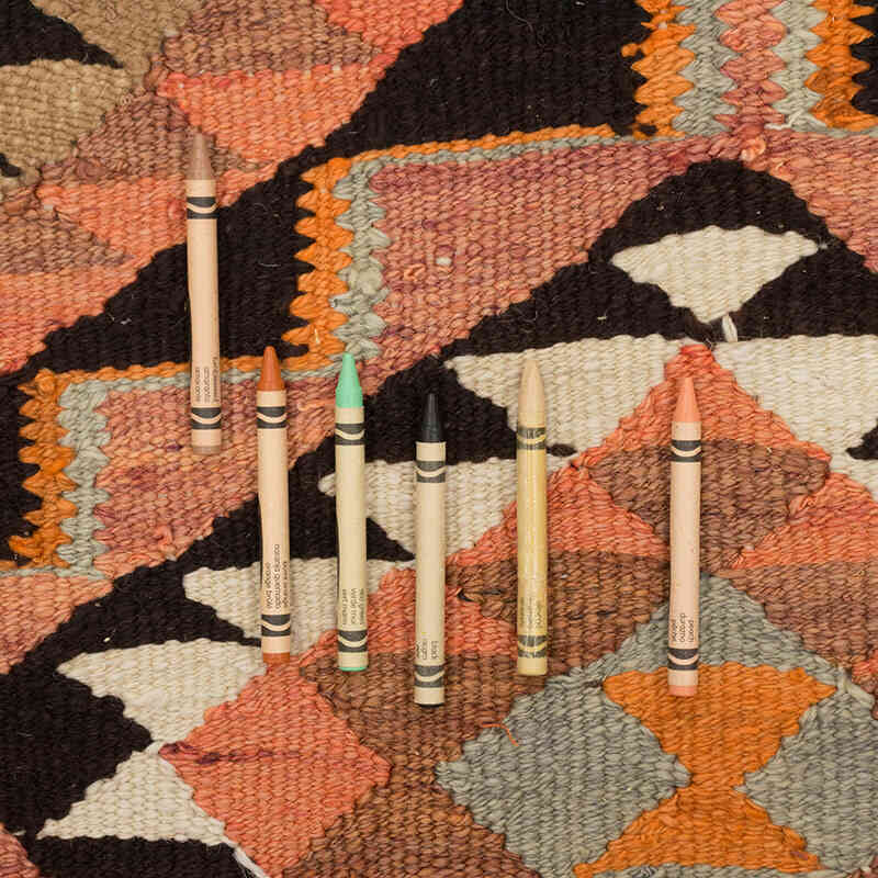 Corredor Vintage Herki Kilim - 89 cm x 345 cm - K0077585