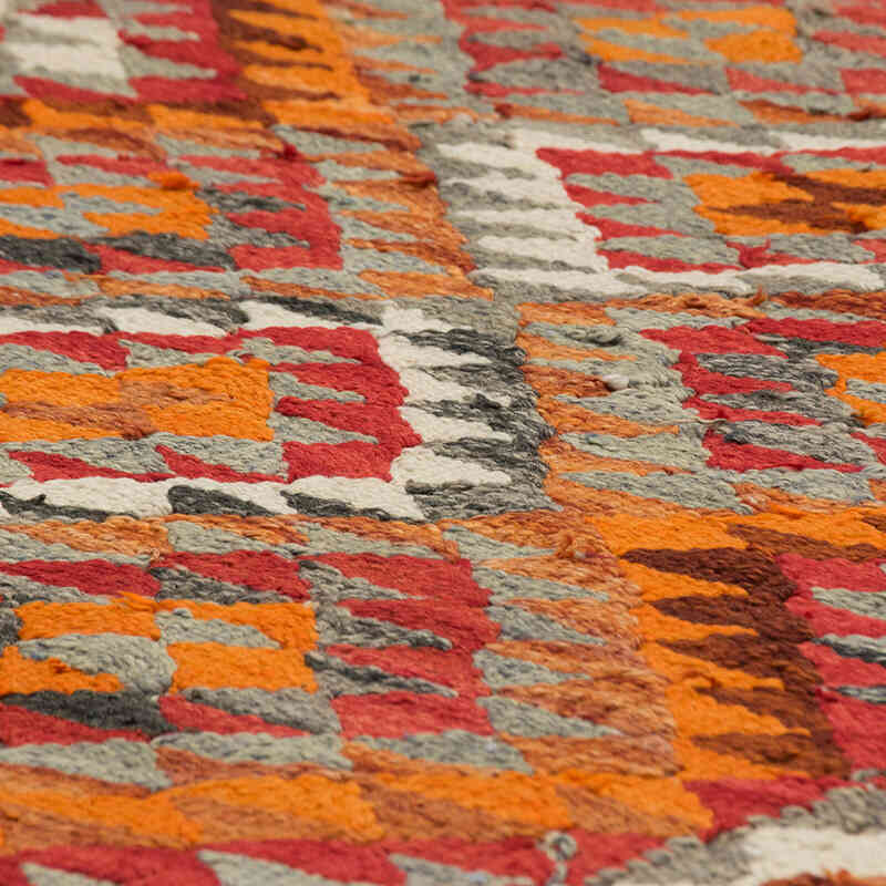 Vintage Herki Kilim Yolluk - 86 cm x 293 cm - K0077586