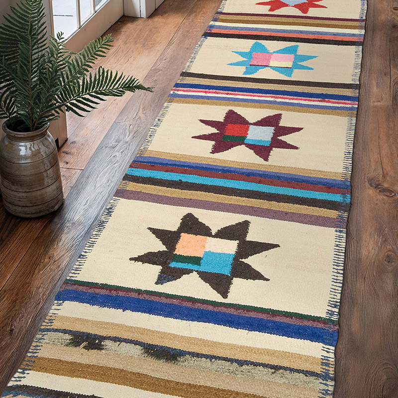Vintage Herki Kilim Yolluk - 84 cm x 317 cm - K0077588