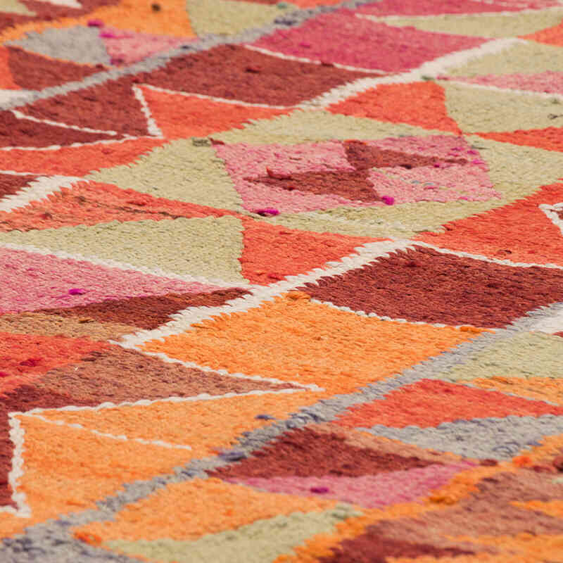 Vintage Herki Kilim Yolluk - 96 cm x 331 cm - K0077591