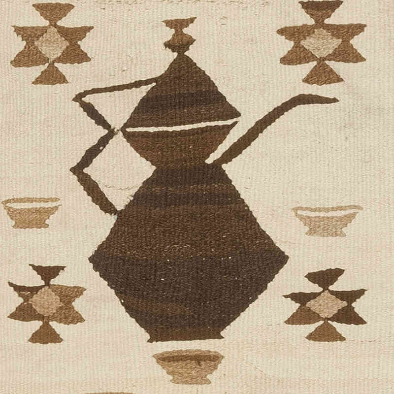 Vintage Herki Kilim Runner - 2' 9" x 9' 5" (33" x 113") - K0077593