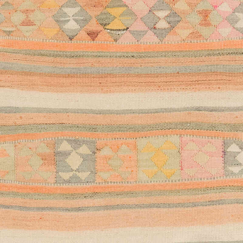 Vintage Herki Kilim Runner - 3'  x 9' 5" (36" x 113") - K0077594