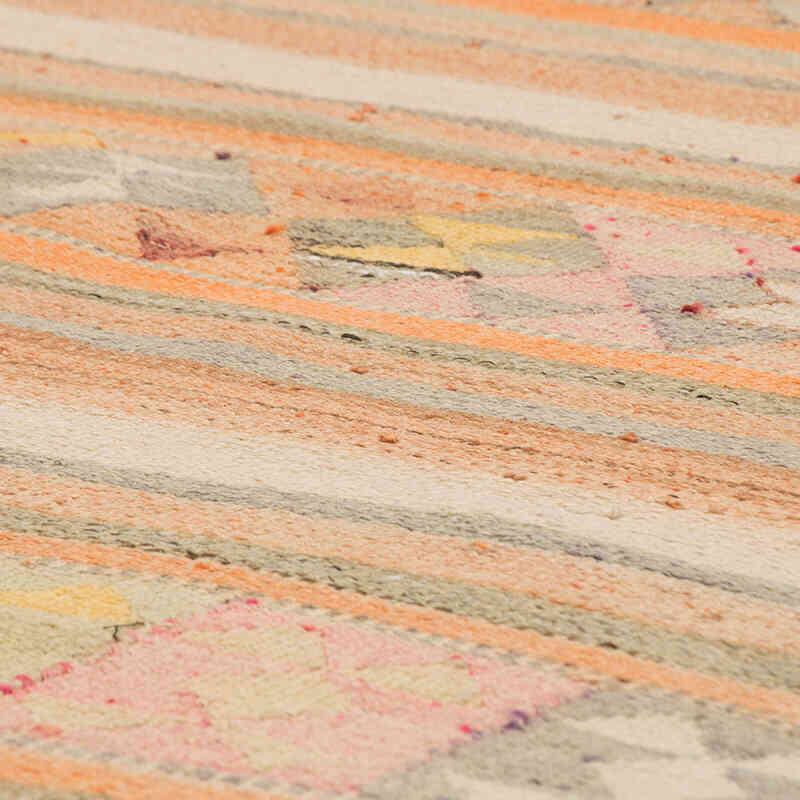 Vintage Herki Kilim Runner - 3'  x 9' 5" (36" x 113") - K0077594