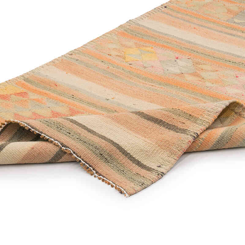 Vintage Herki Kilim Runner - 3'  x 9' 5" (36" x 113") - K0077594