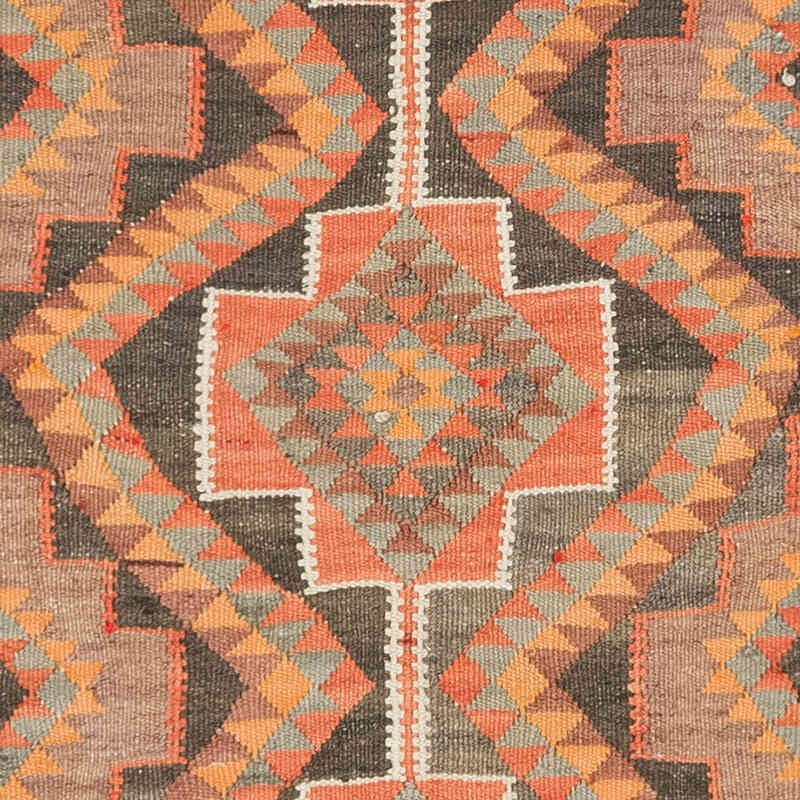 Vintage Herki Kilim Runner - 3' 3" x 11'  (39" x 132") - K0077597