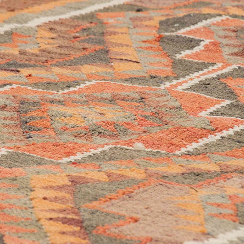 Vintage Herki Kilim Runner - 3' 3" x 11'  (39" x 132") - K0077597
