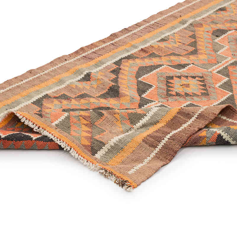 Vintage Herki Kilim Runner - 3' 3" x 11'  (39" x 132") - K0077597