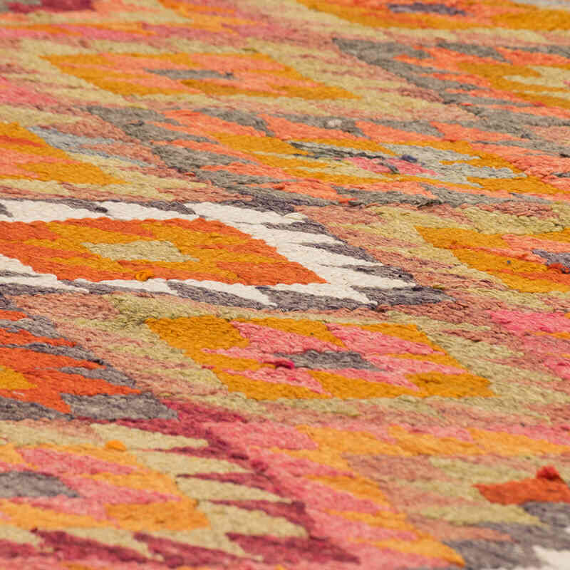 Vintage Herki Kilim Runner - 2' 9" x 9' 9" (33" x 117") - K0077598