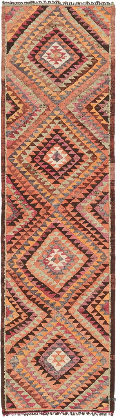 Vintage Herki Kilim Runner - 3' 1" x 11' 2" (37" x 134")