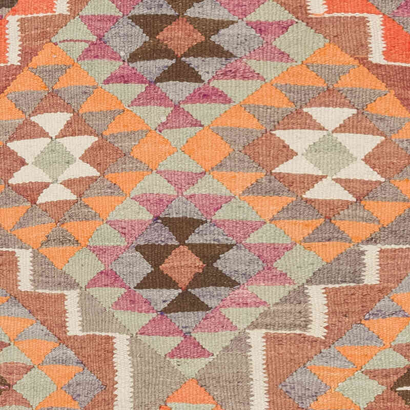 Vintage Herki Kilim Yolluk - 86 cm x 337 cm - K0077602