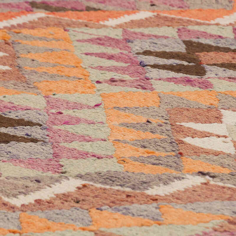 Vintage Herki Kilim Yolluk - 86 cm x 337 cm - K0077602