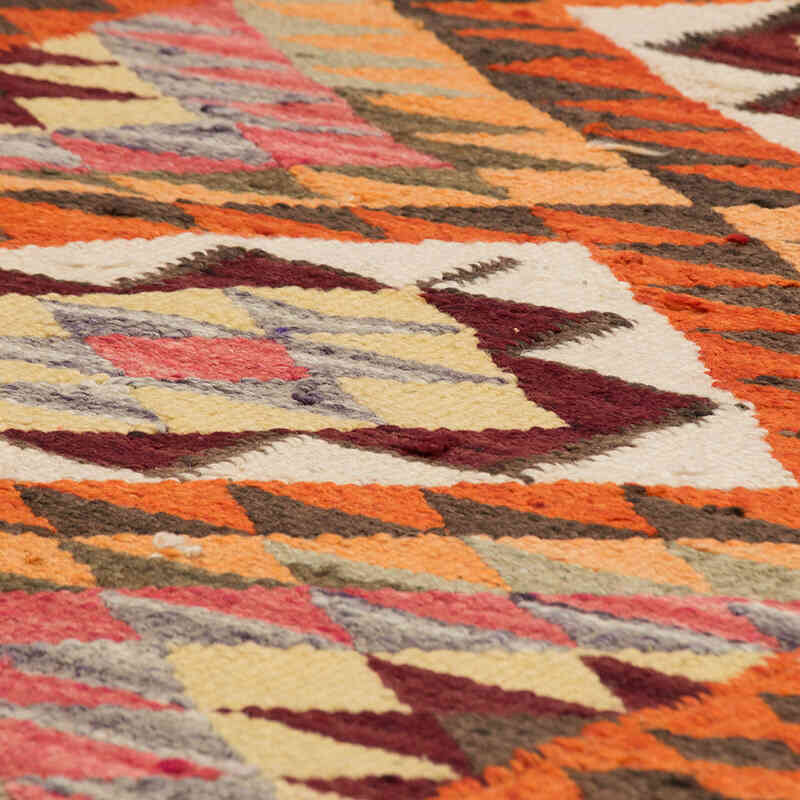 Corredor Vintage Herki Kilim - 85 cm x 373 cm - K0077604