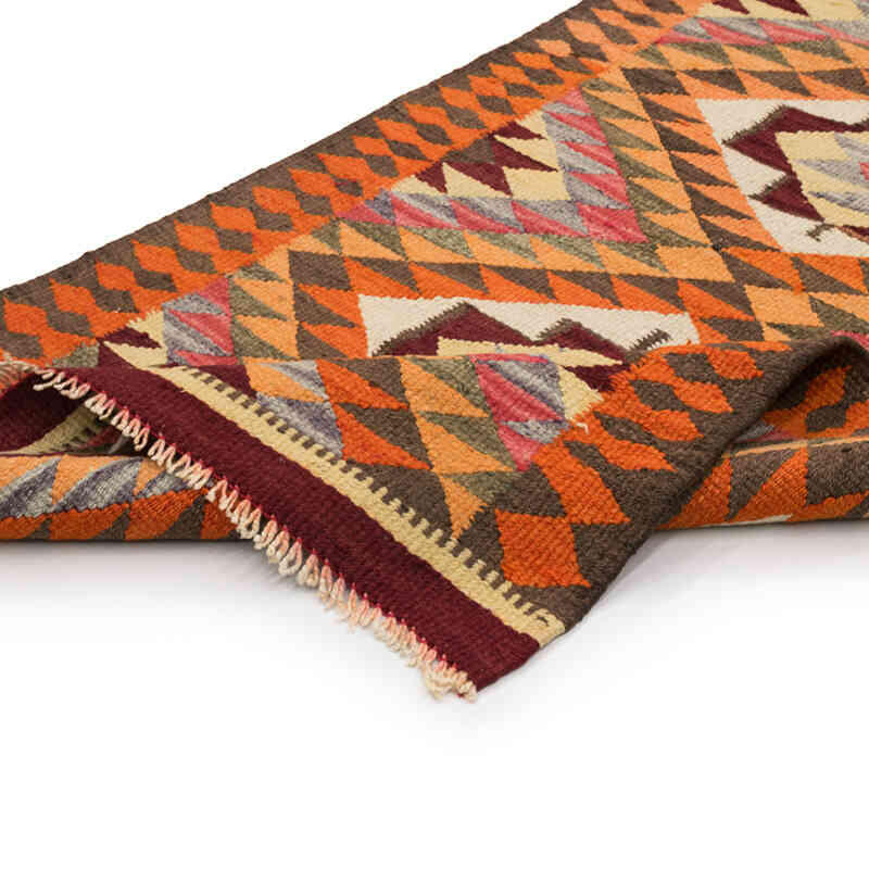 Corredor Vintage Herki Kilim - 85 cm x 373 cm - K0077604