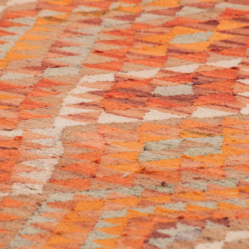Vintage Herki Kilim Yolluk - 98 cm x 378 cm - K0077605