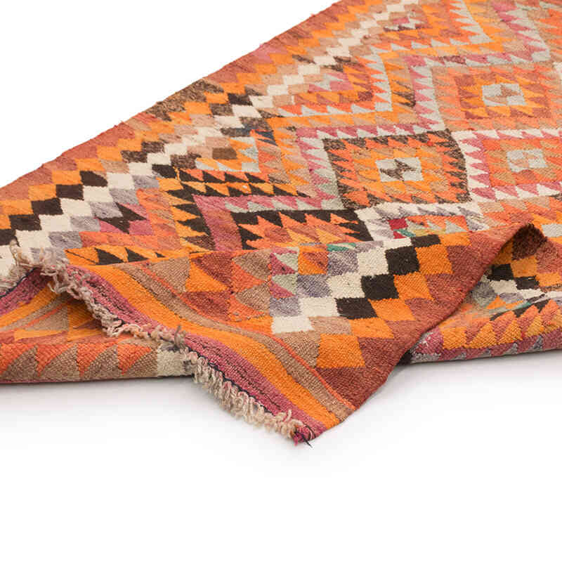 Vintage Herki Kilim Yolluk - 98 cm x 378 cm - K0077605