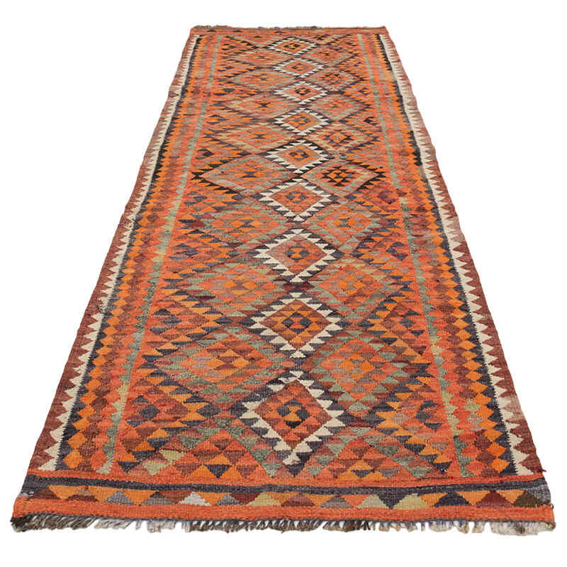 Corredor Vintage Herki Kilim - 90 cm x 272 cm - K0077606