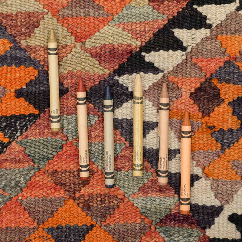 Corredor Vintage Herki Kilim - 90 cm x 272 cm - K0077606