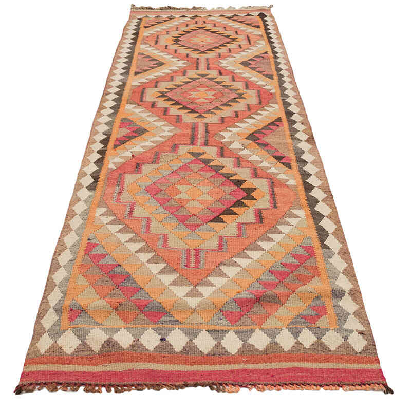 Corredor Vintage Herki Kilim - 94 cm x 320 cm - K0077610