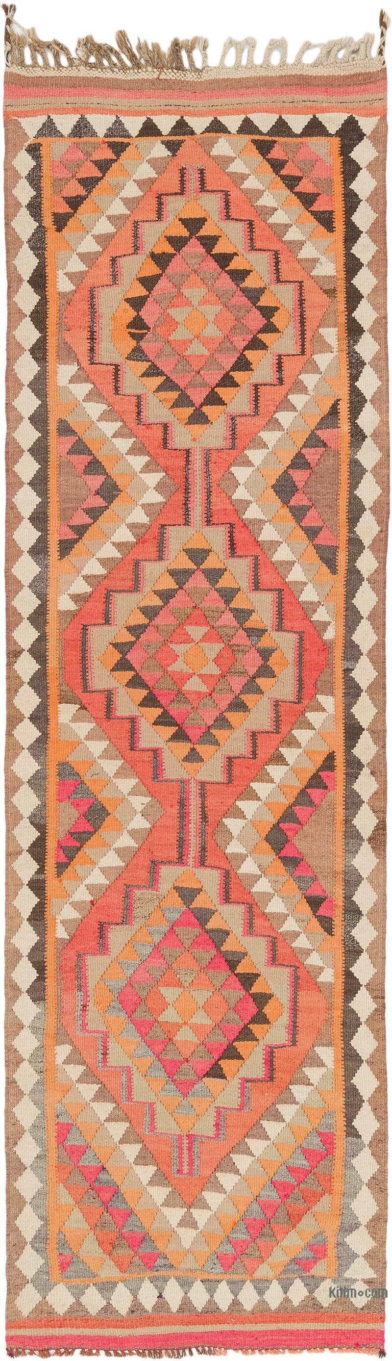 Corredor Vintage Herki Kilim - 94 cm x 320 cm - K0077610