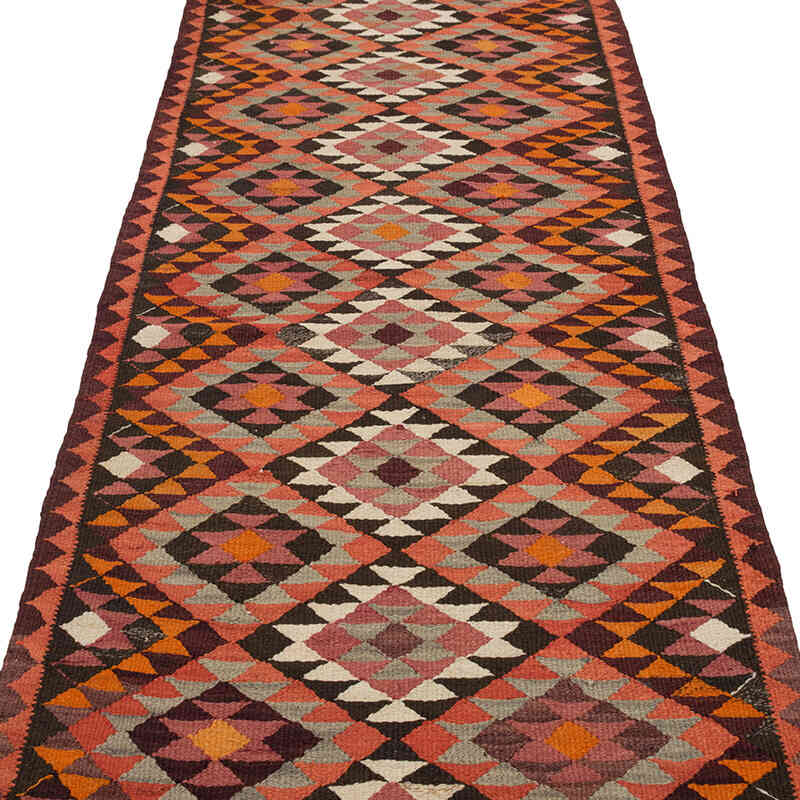 Corredor Vintage Herki Kilim - 90 cm x 348 cm - K0077611