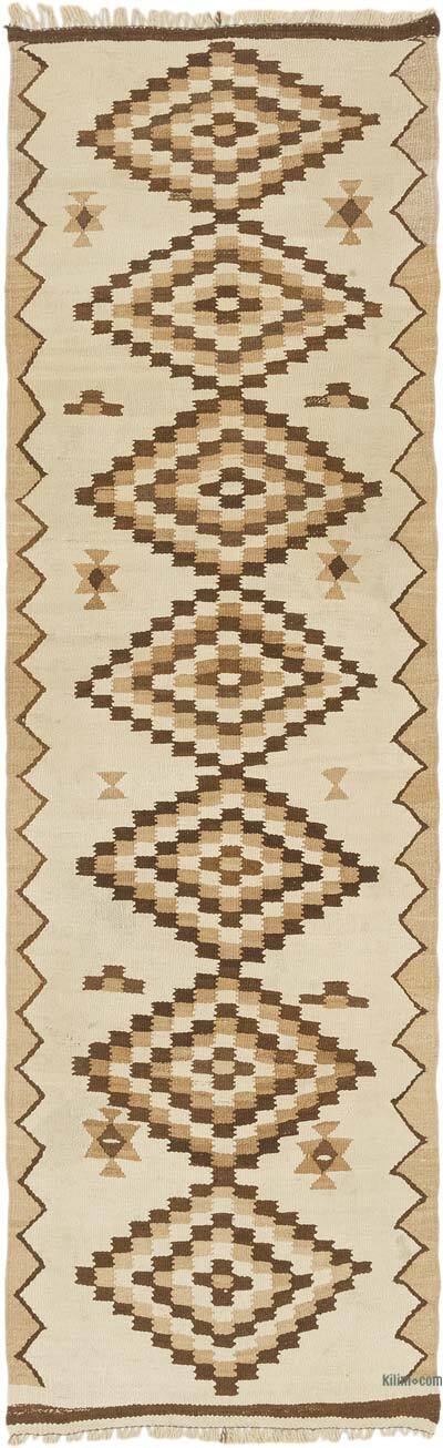 Vintage Herki Kilim Runner - 2' 8" x 8' 8" (32" x 104")