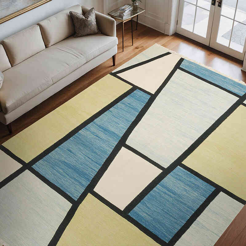 Nueva Alfombra Turca Kilim - 278 cm x 369 cm - K0077615