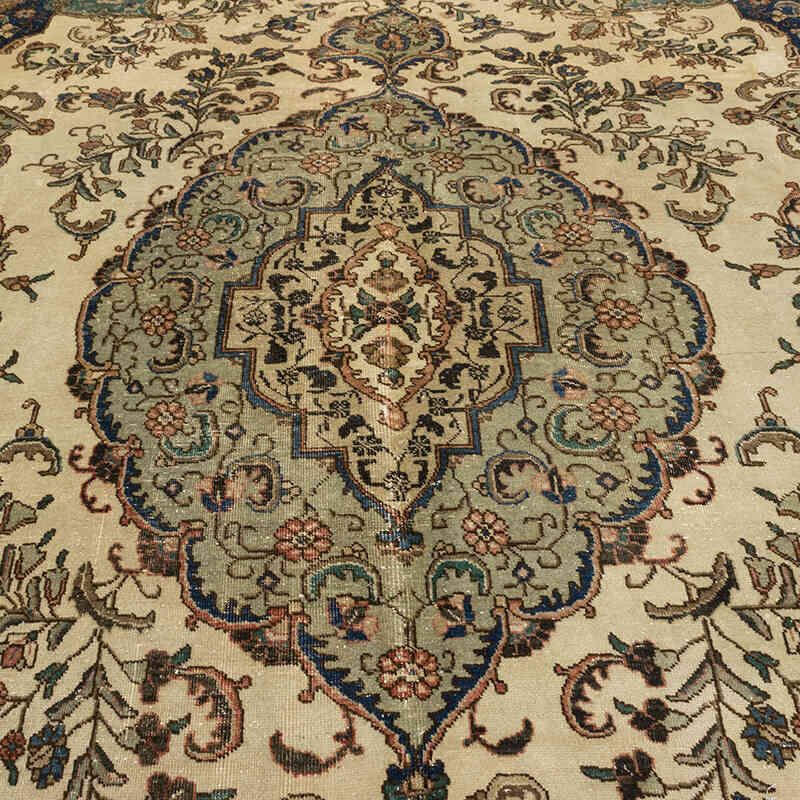 Vintage Hand-Knotted Oriental Rug - 10' 3" x 13' 7" (123" x 163") - K0077619