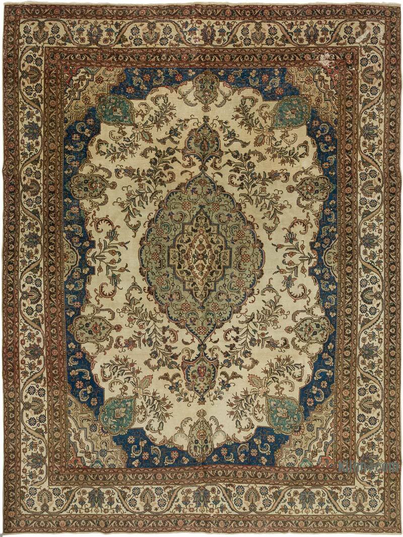 Vintage Hand-Knotted Oriental Rug - 10' 3" x 13' 7" (123" x 163") - K0077619