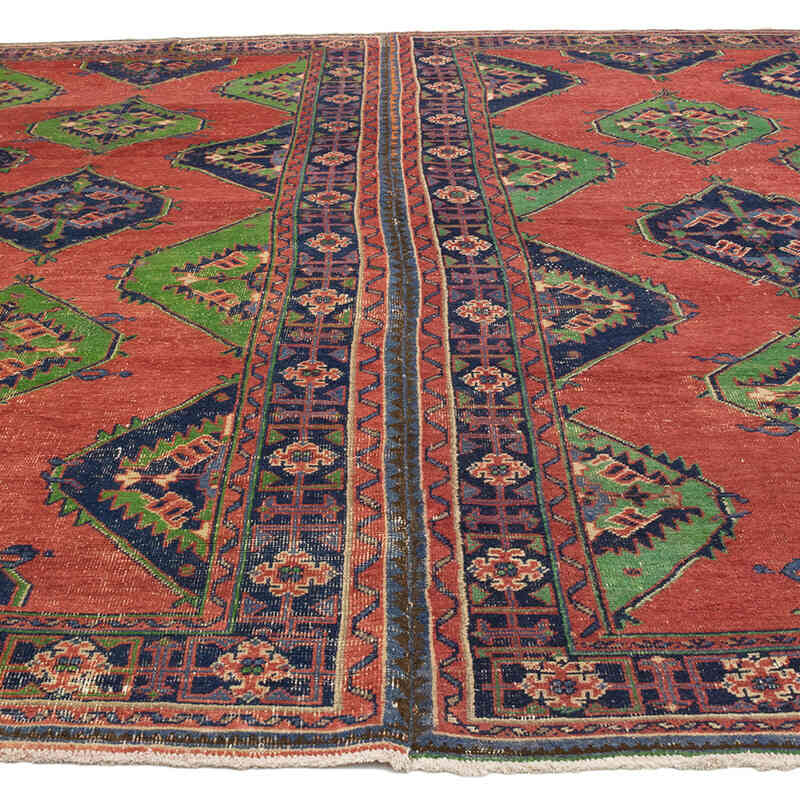 Alfombra Vintage Turca Anudada a Mano - 300 cm x 312 cm - K0077620
