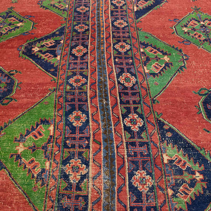 Alfombra Vintage Turca Anudada a Mano - 300 cm x 312 cm - K0077620