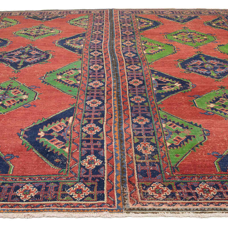 Alfombra Vintage Turca Anudada a Mano - 300 cm x 312 cm - K0077620