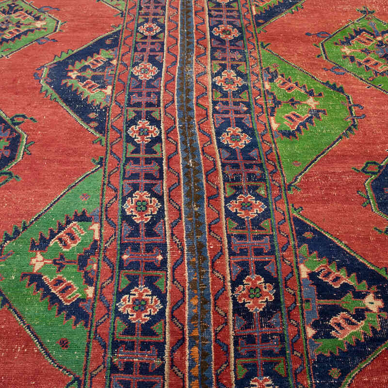 Alfombra Vintage Turca Anudada a Mano - 300 cm x 312 cm - K0077620