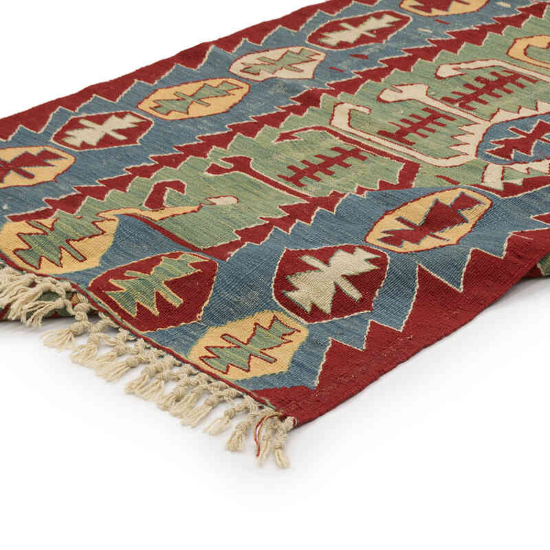 Yeni Kök Boya El Dokuma Kilim - 114 cm x 168 cm - K0077623