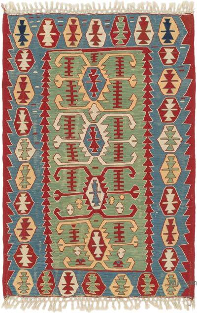 Yeni Kök Boya El Dokuma Kilim - 114 cm x 168 cm