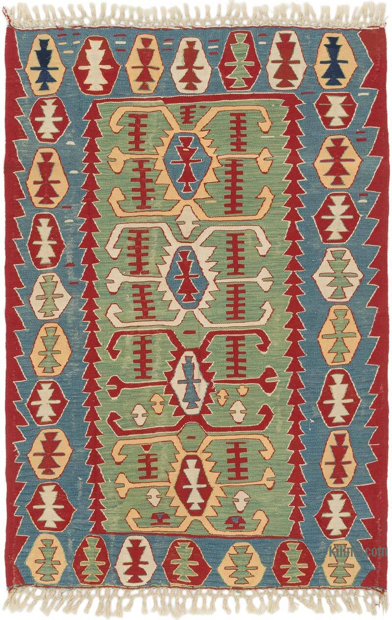 Yeni Kök Boya El Dokuma Kilim - 114 cm x 168 cm - K0077623