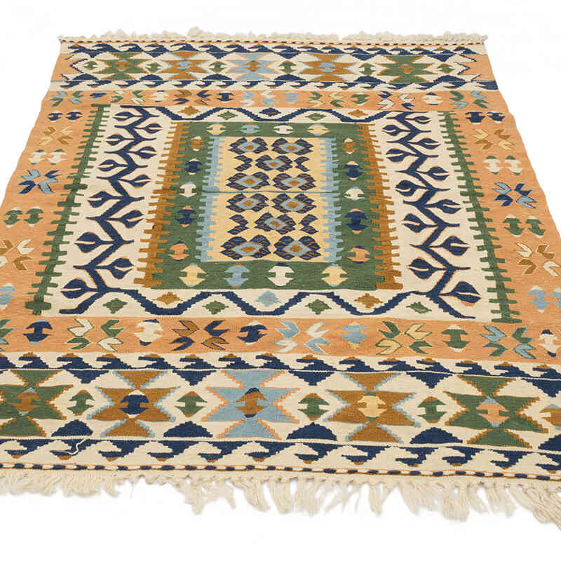 Yeni Kök Boya El Dokuma Kilim - 116 cm x 171 cm - K0077624