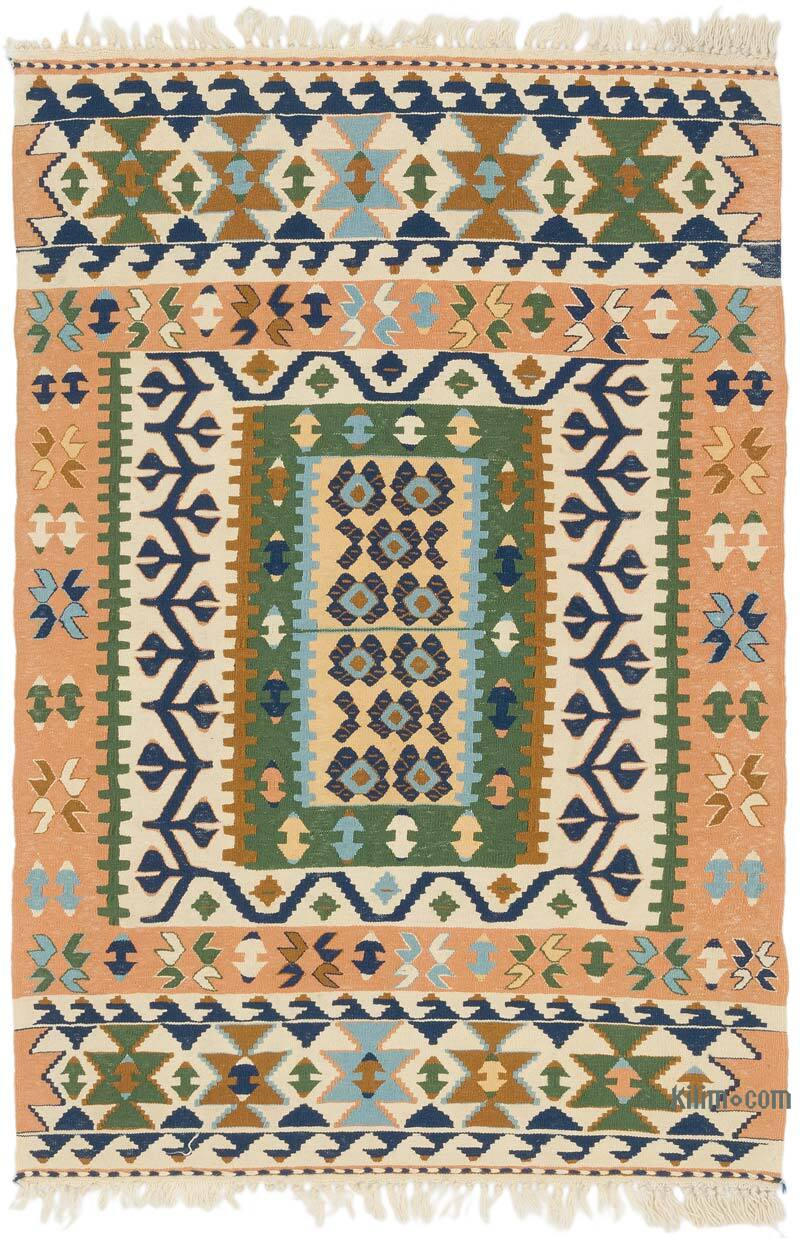 Yeni Kök Boya El Dokuma Kilim - 116 cm x 171 cm - K0077624