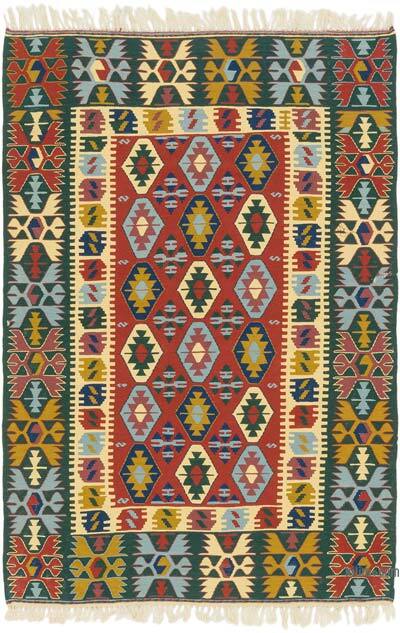 Yeni Kök Boya El Dokuma Kilim - 120 cm x 178 cm