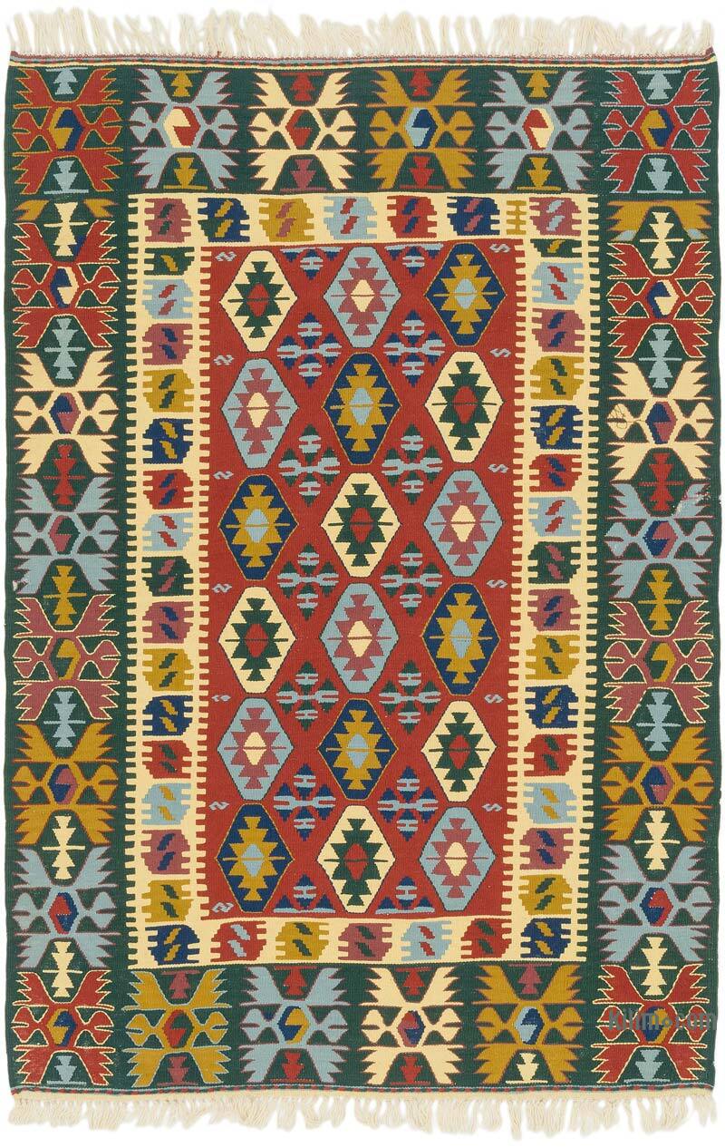 Yeni Kök Boya El Dokuma Kilim - 120 cm x 178 cm - K0077625
