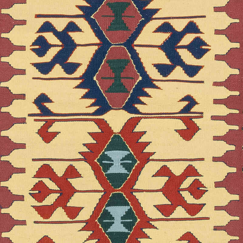 Yeni Kök Boya El Dokuma Kilim - 127 cm x 180 cm - K0077626